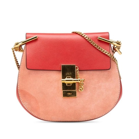 Chloe Handbags - Chloe Red and Pink Crossbody Bag